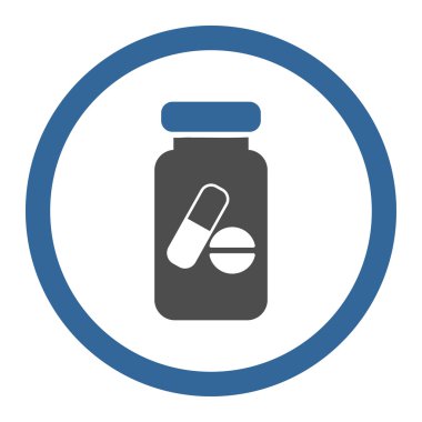 Drugs Jar Rounded Vector Icon