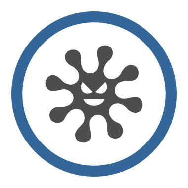 Evil Ameba Rounded Vector Icon