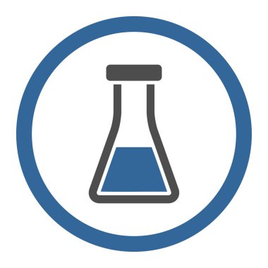 Şişesi daire içinde vektör simgesi