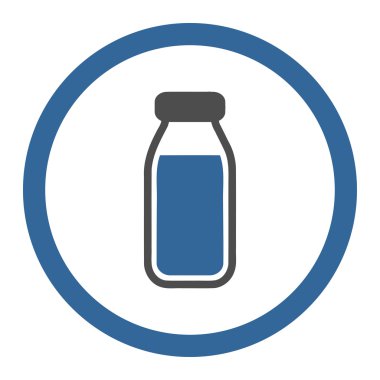 Konteyner yuvarlak vektör simgesi