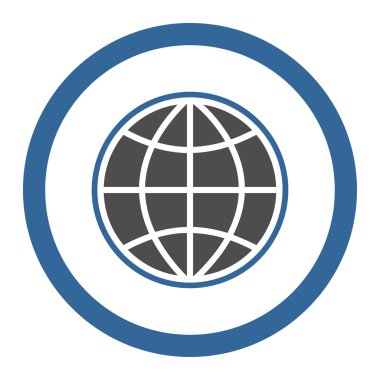 Planet Circled Vector Icon