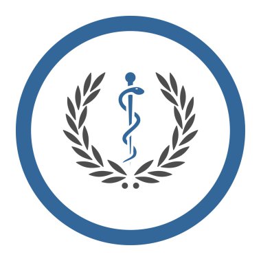 Healh Care Emblem Circled Vector Icon