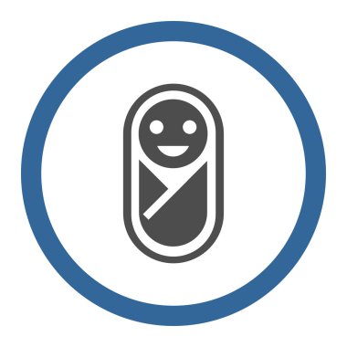 Bebek daire içinde vektör simgesi