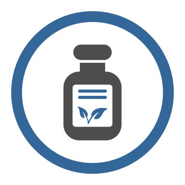 Natural Drugs Circled Vector Icon