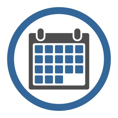 Ay yuvarlak vektör simgesi