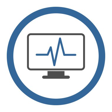 Daire içinde vektör simge izleme