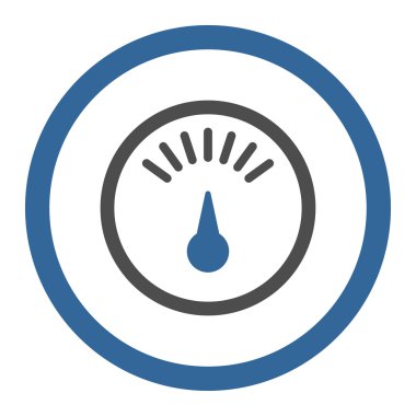 Meter Circled Vector Icon