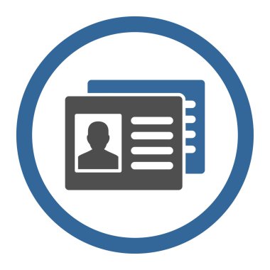 Client Accounts Circled Vector Icon