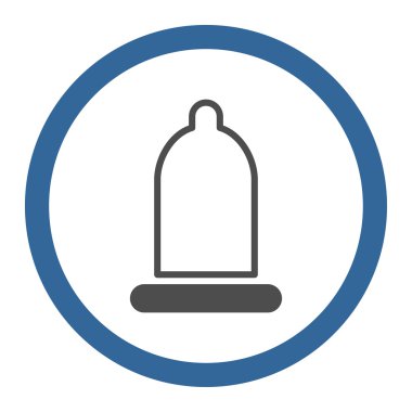 Koruyucu yuvarlak vektör simgesi