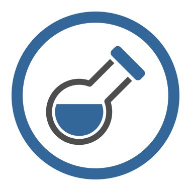 Şişesi daire içinde vektör simgesi