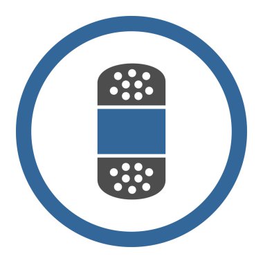 Yuvarlak vektör simge alçı