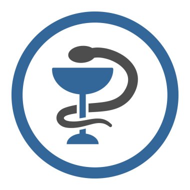 Snake Cup Circled Vector Icon
