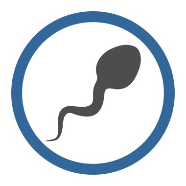 Zoosperm Circled Vector Icon