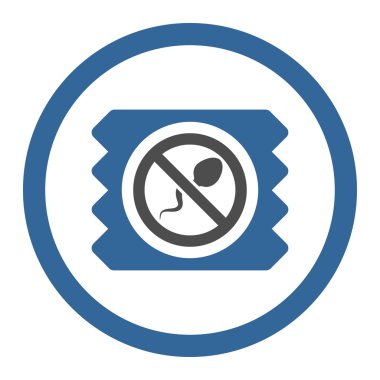 Spermicide Protection Circled Vector Icon