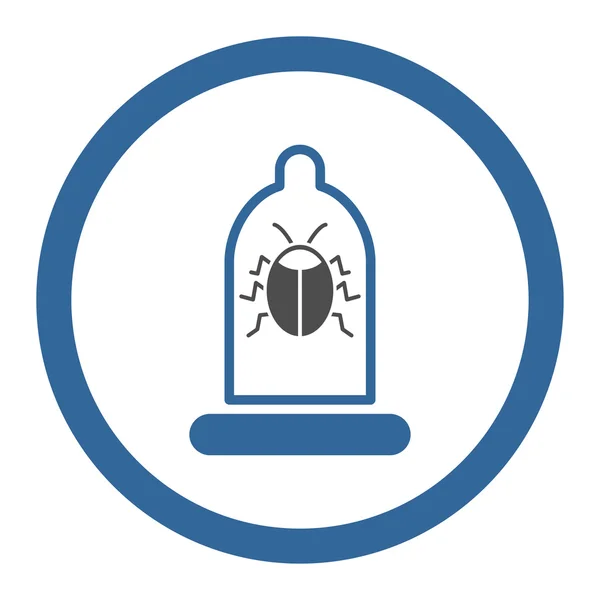 Insect Protection Rounded Vector Icon — Stock Vector