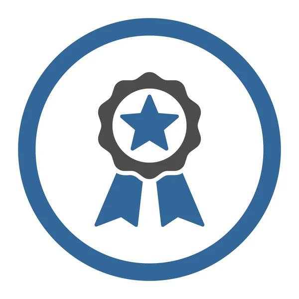 Certification Stamp Circled Vector Icon — ストックベクタ