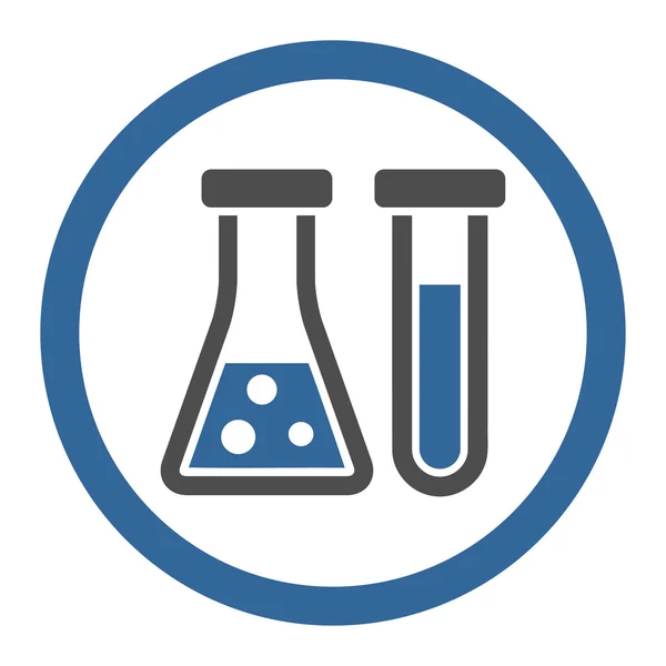 Química círculo vetor ícone —  Vetores de Stock