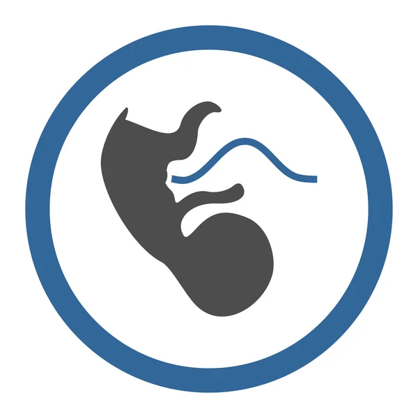 優位性胚丸みを帯びたベクトル アイコン — ストックベクタ