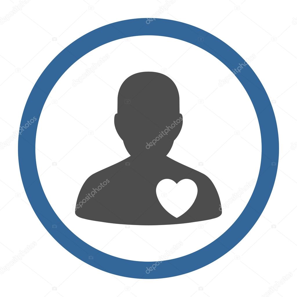Cardiology Client Rounded Vector Icon