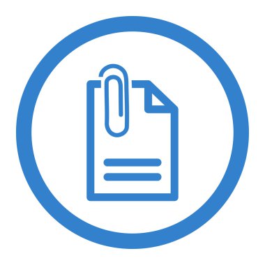 Dosya daire içinde vektör simgesi ekleme