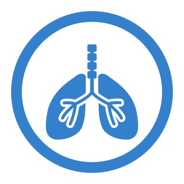 Sistem daire içinde vektör simge nefes