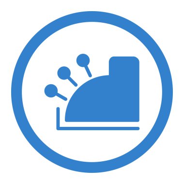 Para yuvarlak vektör simgesi