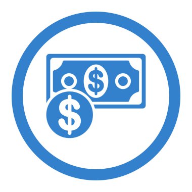 Nakit yuvarlak vektör simgesi