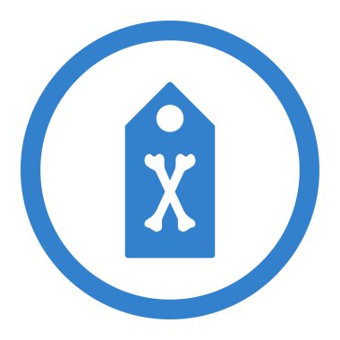 Dead Marker Circled Vector Icon