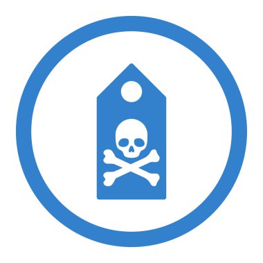 Ölümlü Mark Vector Icon yuvarlak