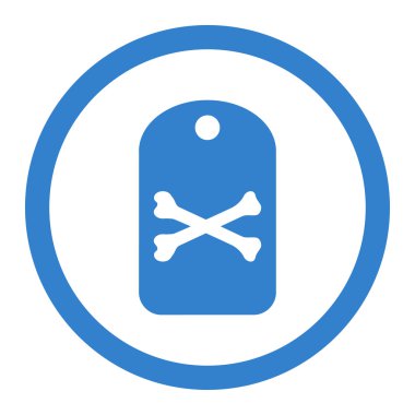 Dead Tag Rounded Vector Icon