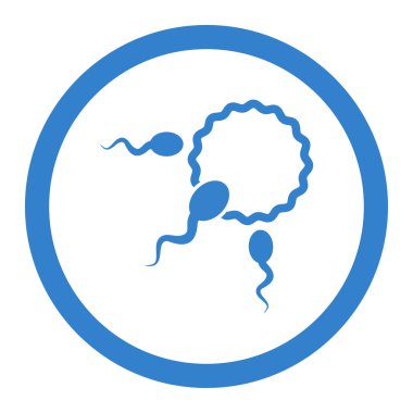 Fertilizasyon daire içinde vektör simgesi