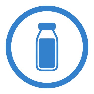 Konteyner yuvarlak vektör simgesi