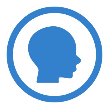 Head Circled Vector Icon