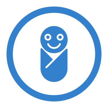 Bebek daire içinde vektör simgesi