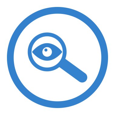 Yuvarlak vektör simge araştırmak