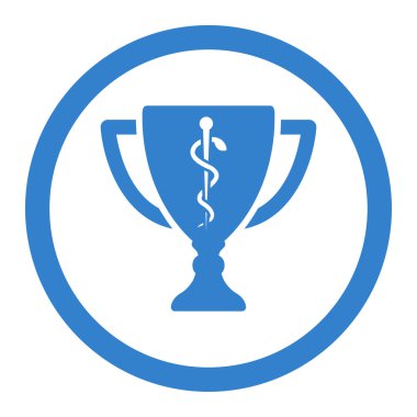 Medical Cup Circled Vector Icon