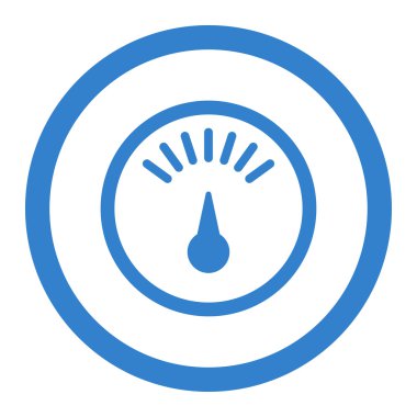 Meter Circled Vector Icon