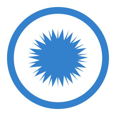 Bacteria Spore Rounded Vector Icon