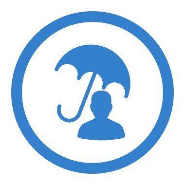 Sickness Care Circled Vector Icon