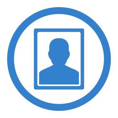 Sickness Portrait Rounded Vector Icon