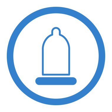 Koruyucu yuvarlak vektör simgesi