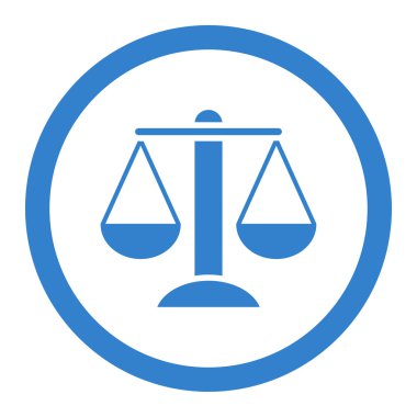 Balance Circled Vector Icon