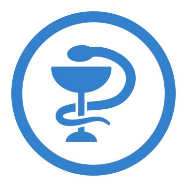 Snake Cup Circled Vector Icon