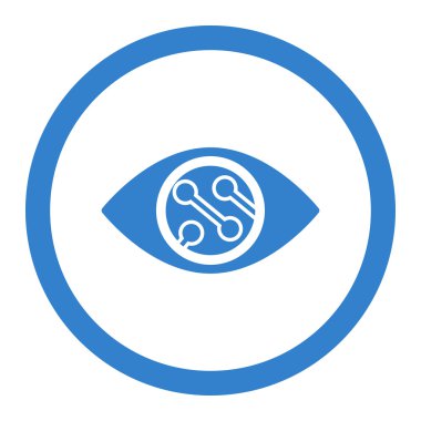 Smart Lens Circled Vector Icon