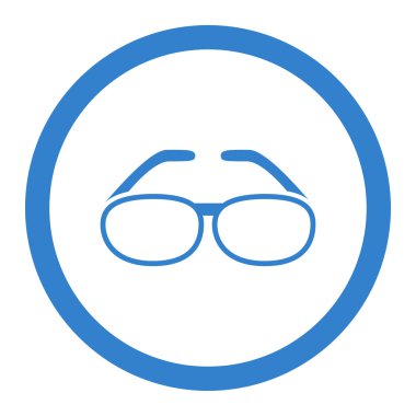 Spectacles Circled Vector Icon
