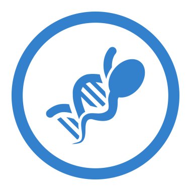 Sperm DNA Rounded Vector Icon