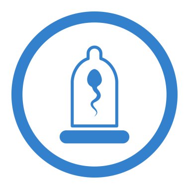 Sperm In Contraception Rounded Vector Icon