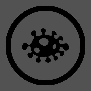 Ameba daire içinde vektör simgesi