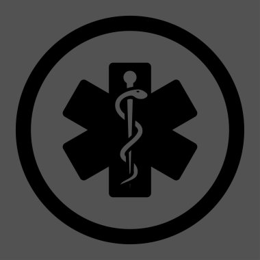 Hayat yıldız vektör simgesi daire