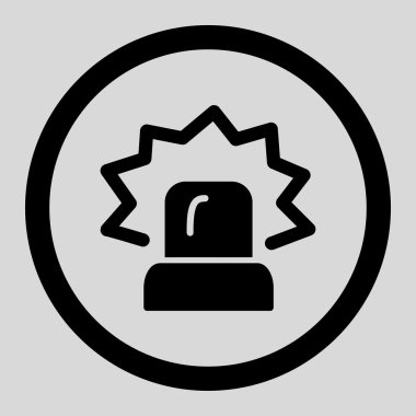 Sinyal yuvarlak vektör simgesi